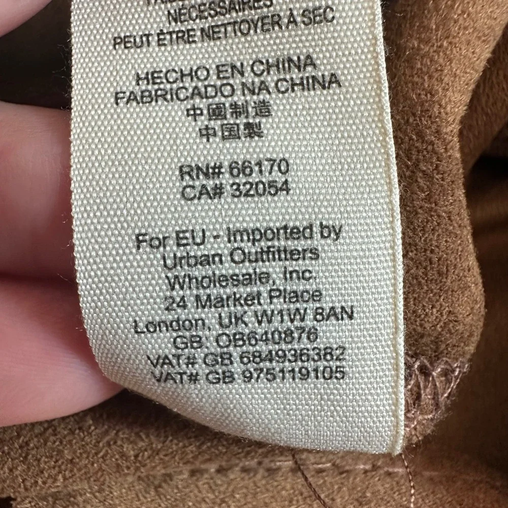 Free People Never Let You Go Vegan Suede Leggings | Brown‎